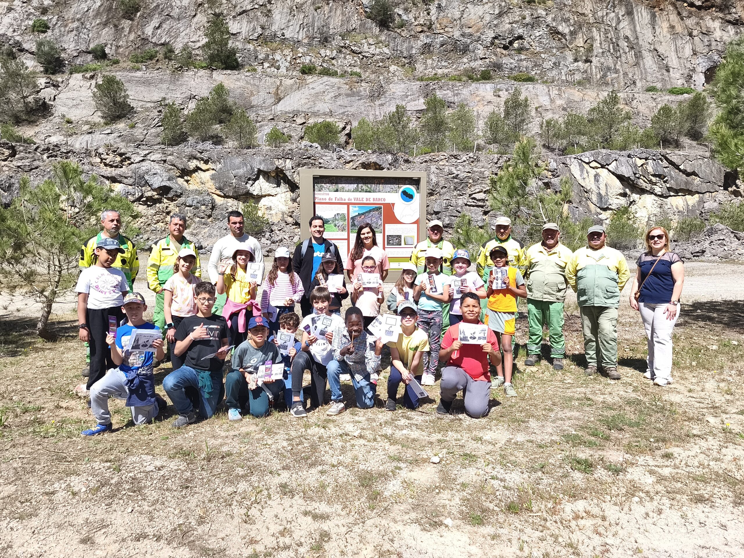 Ação de sensibilização ambiental promovida pelo ABRE junto dos alunos de Alcobertas